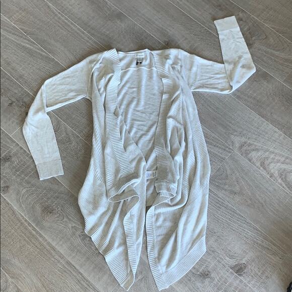 Dynamite Women's Cream Long Sleeve Open Cardigan Size XS/S - Picture 6 of 8